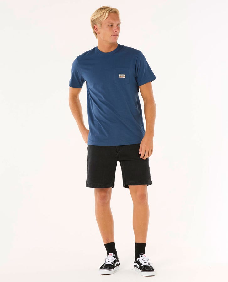 T-SHIRT SURF PARADISE BADGE UPDATE RIP CURL thumbnail 3