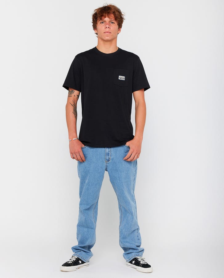T-SHIRT SURF PARADISE BADGE UPDATE RIP CURL thumbnail 3