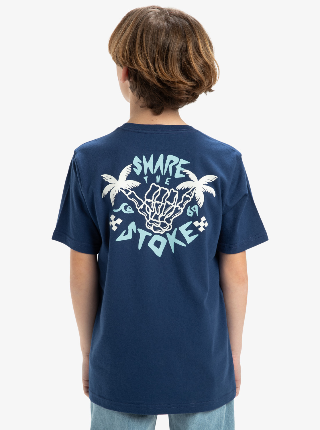 T-SHIRT EV SHARE THE STOKE QUIKSILVER thumbnail 2