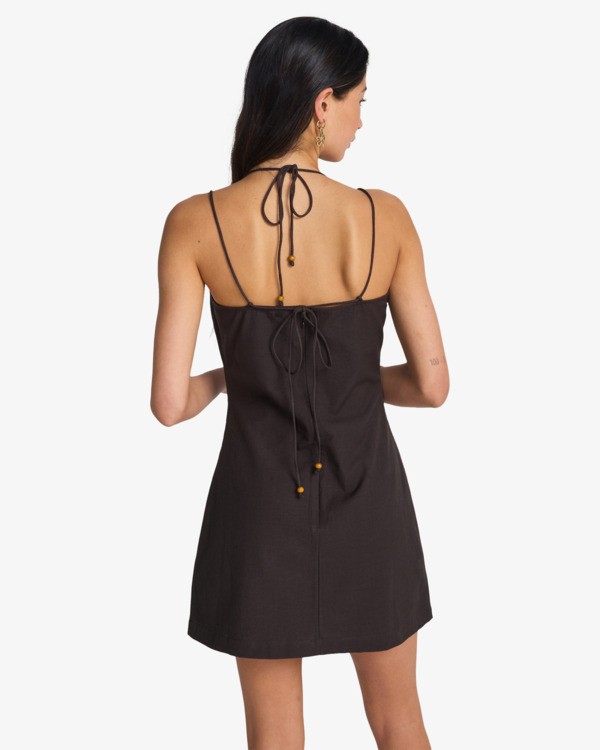 VESTIDO MIDNIGHT WAVE MINI BILLABONG thumbnail 3