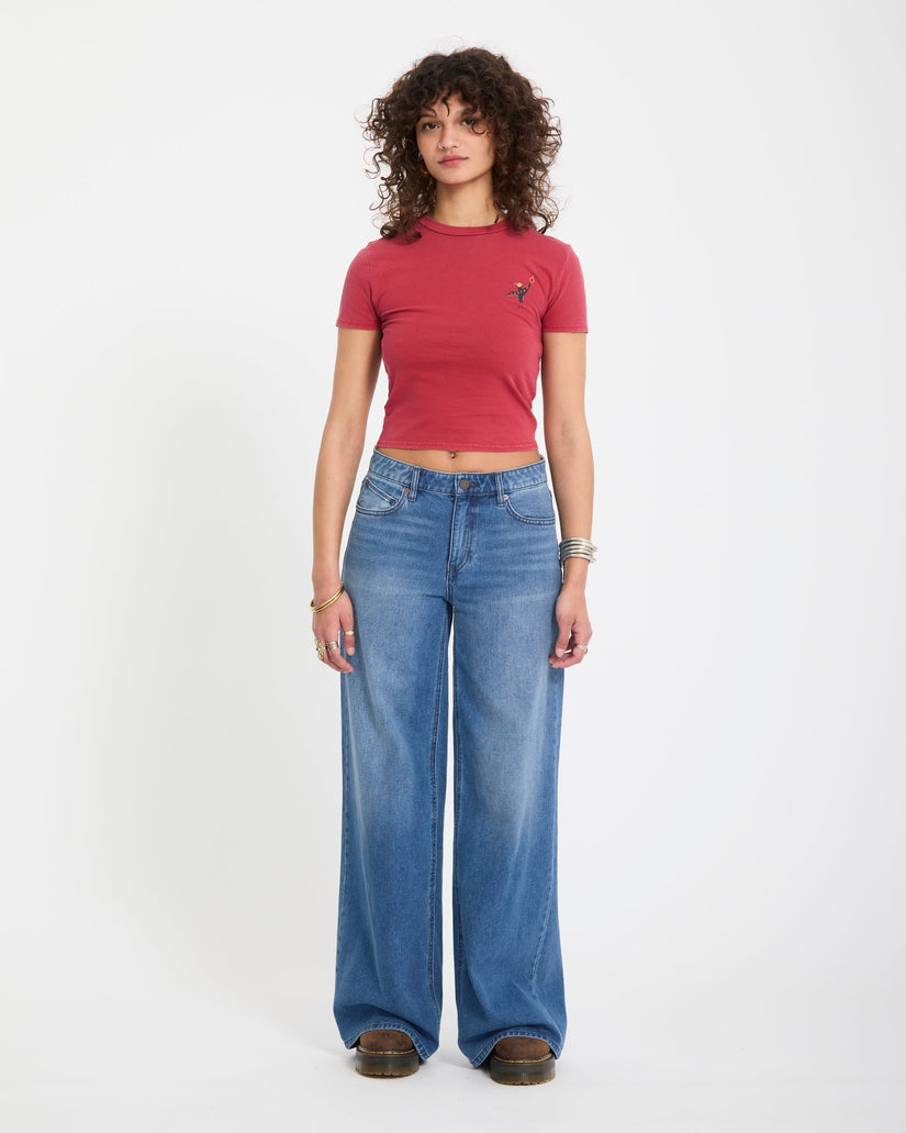 CALÇAS STONED BOYFRIEND LOW RISE VOLCOM thumbnail 10