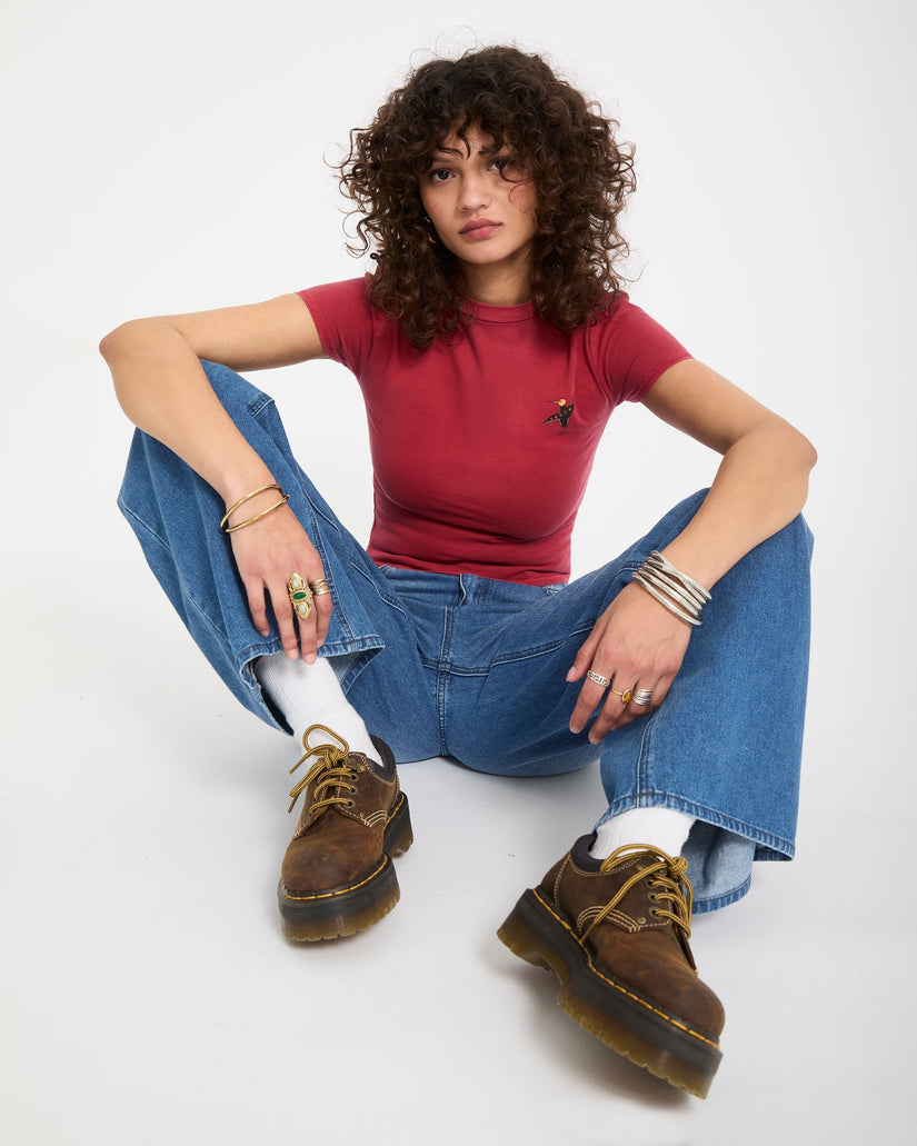 CALÇAS STONED BOYFRIEND LOW RISE VOLCOM thumbnail 12