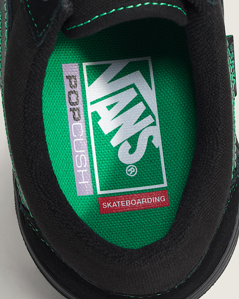 SKATE OLD SKOOL BLACK/BLACK/GREEN VANS thumbnail 5
