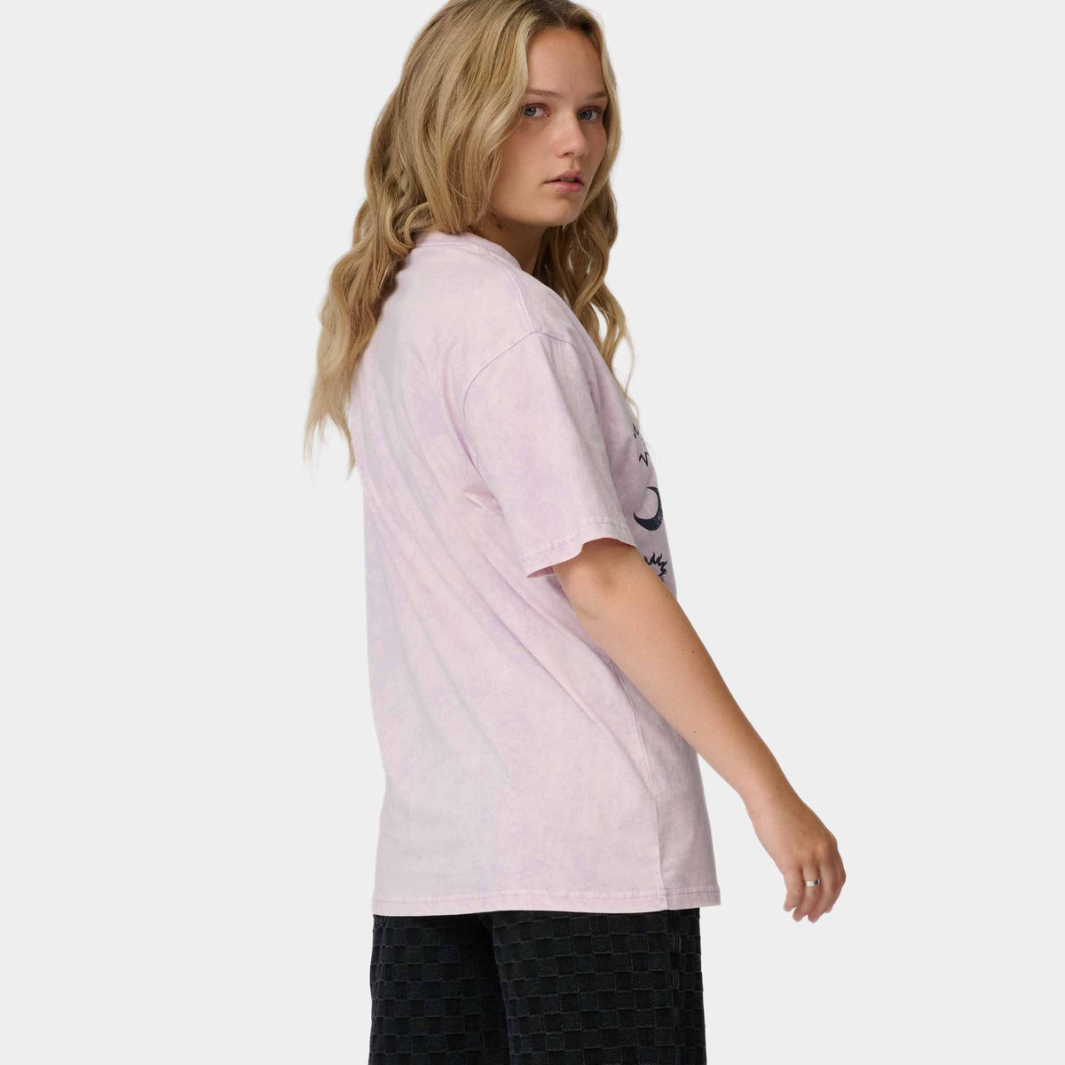 T-SHIRT WOMENS SUN STAMP SCRIPT SANTA CRUZ thumbnail 5