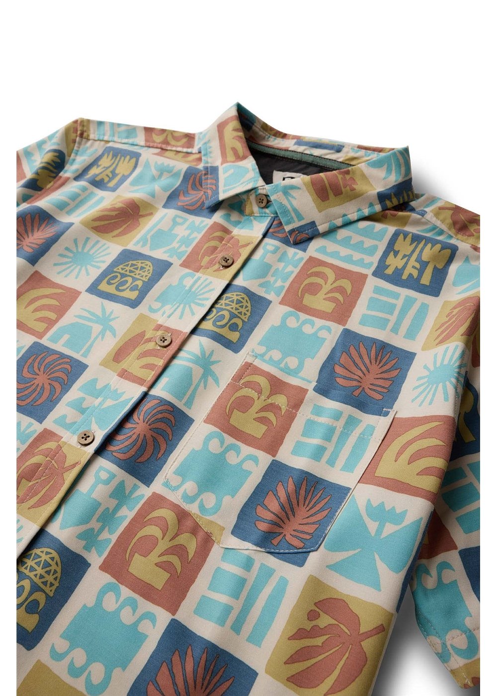 CAMISA ECOLOGY CENTER HYBRID ECO SS VISSLA thumbnail 3