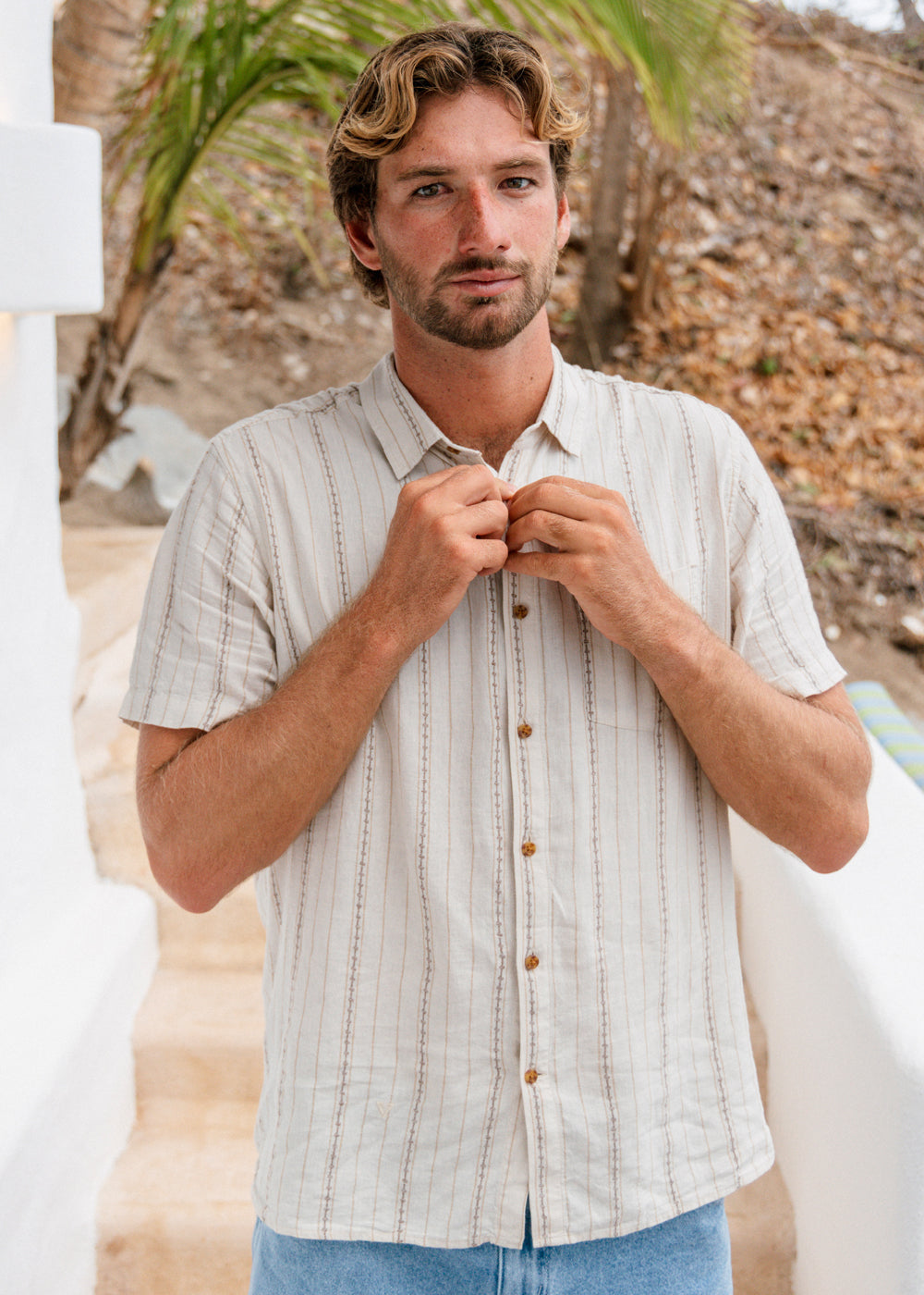 CAMISA LINEN PIN VISSLA thumbnail 2