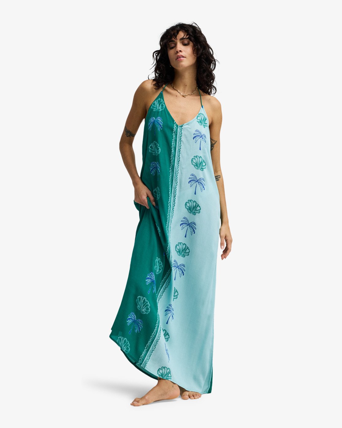 VESTIDO GYPSY COLORBLOCK BILLABONG thumbnail 2