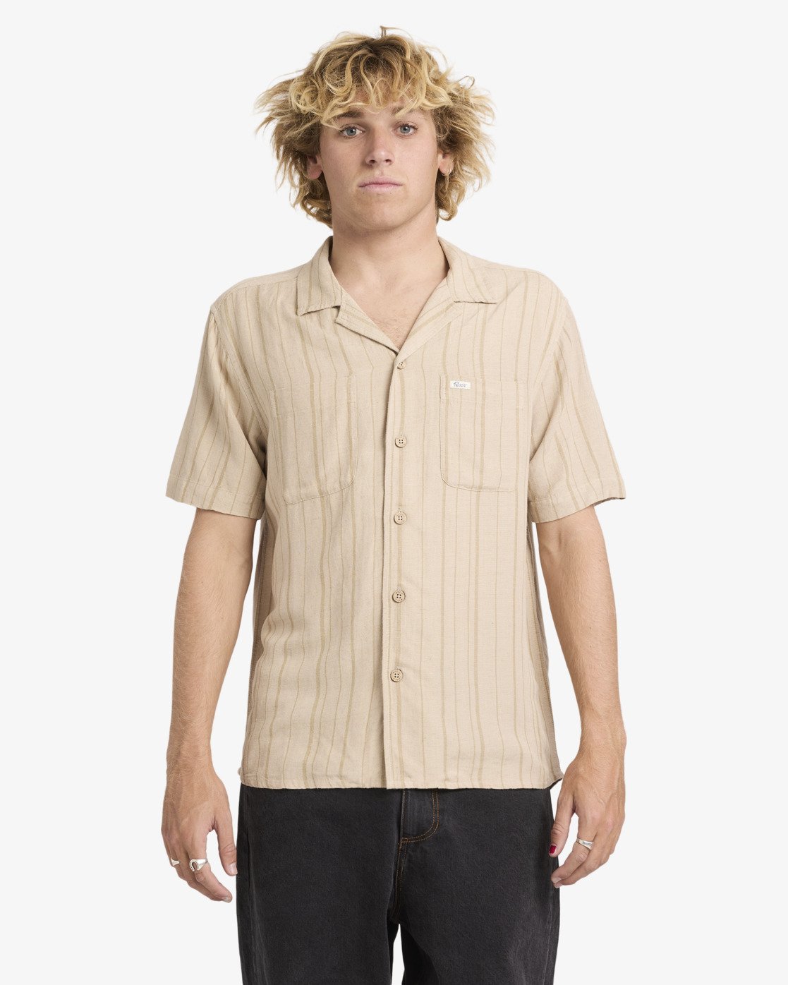 CAMISA EXOTICA STRIPE RVCA thumbnail 3