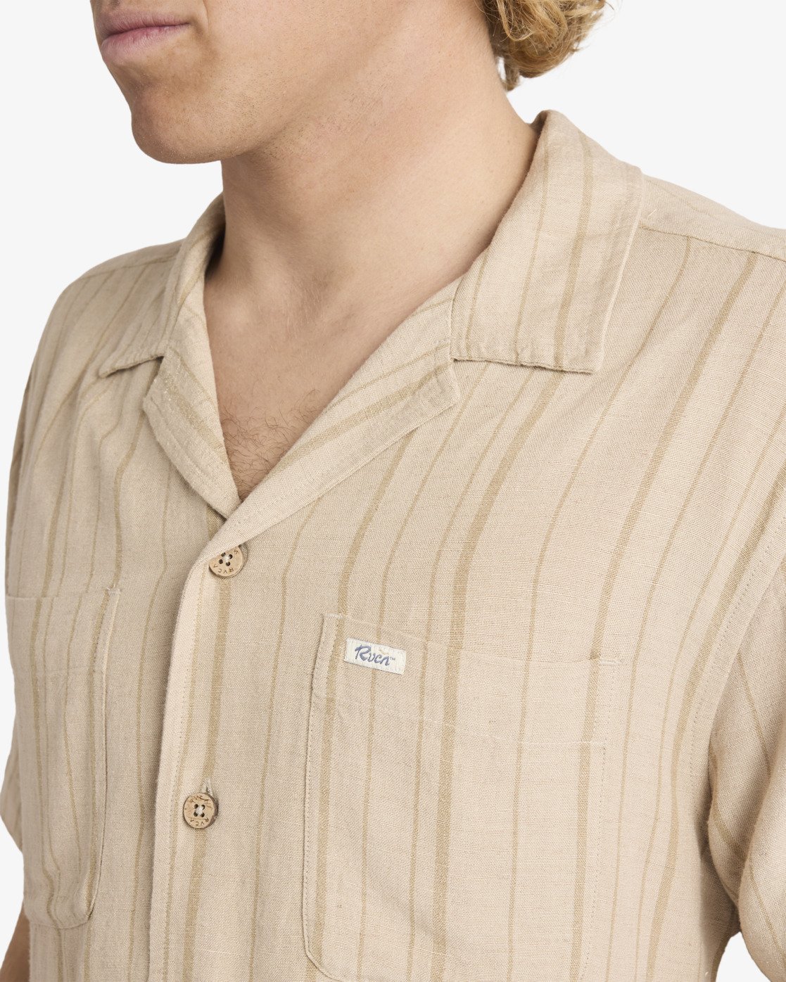 CAMISA EXOTICA STRIPE RVCA thumbnail 5