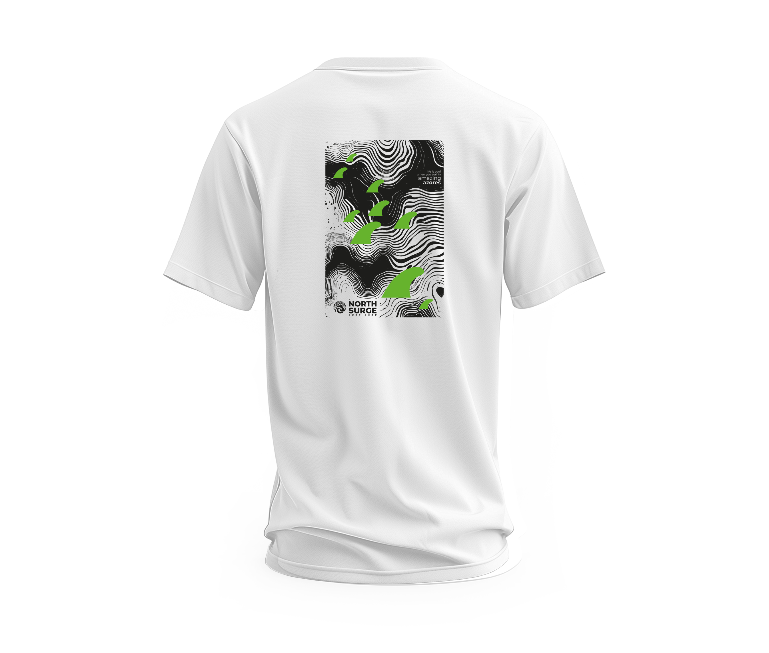 T-SHIRT 9 FINS NORTH SURGE thumbnail 3