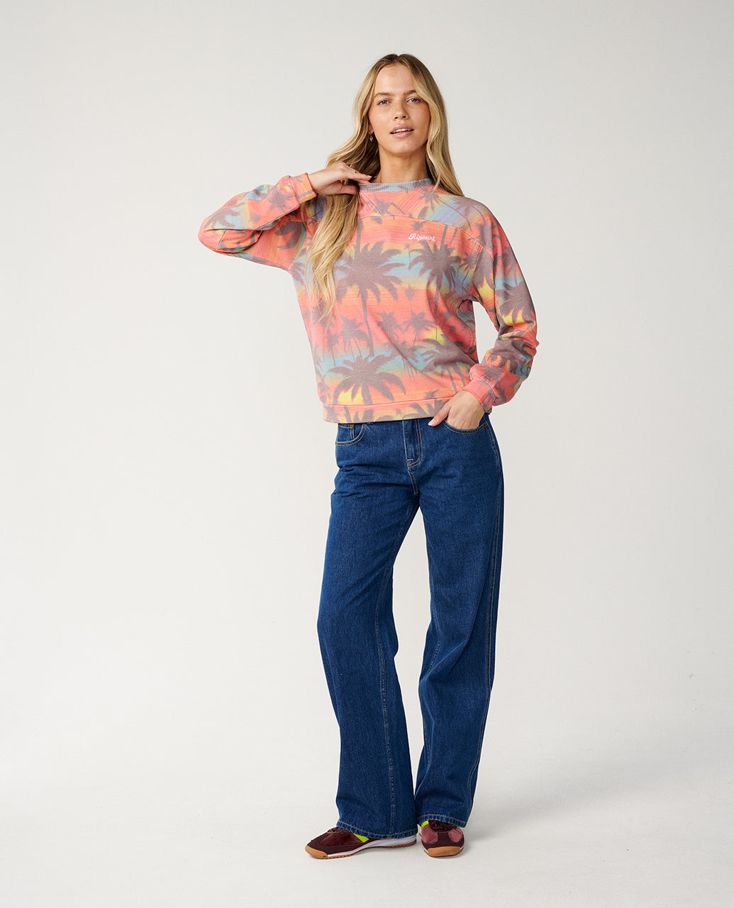 SWEAT RETRO SWELL CREW RIP CURL thumbnail 4