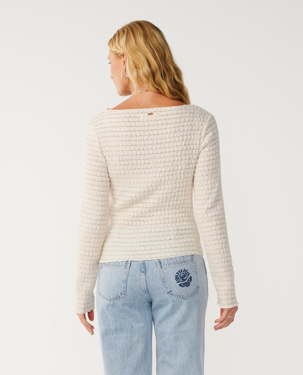 T-SHIRT BOSSA NOVA TEXTURED LS RIP CURL thumbnail 2