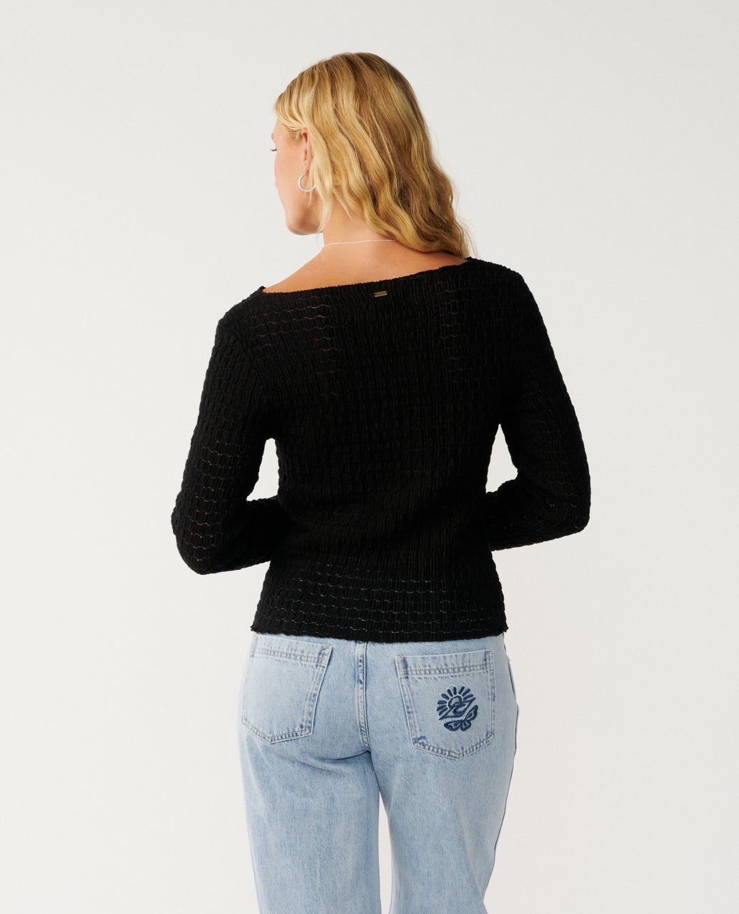 T-SHIRT BOSSA NOVA TEXTURED LS RIP CURL thumbnail 2