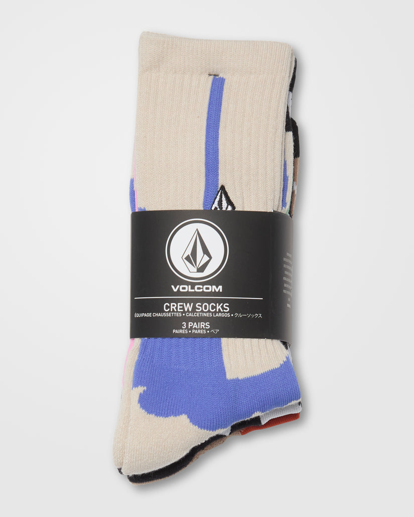 MEIAS PRINT MIXER 3PK VOLCOM thumbnail 2