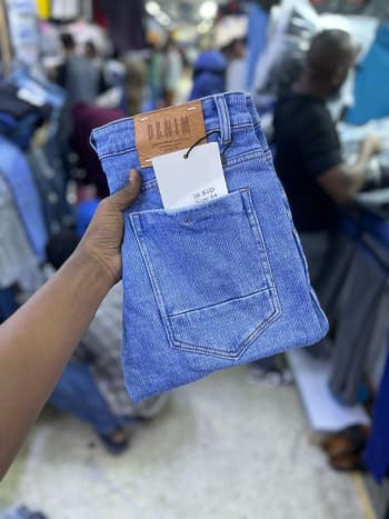 Light Blue Vintage Denim Jeans