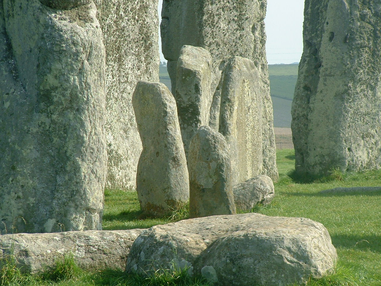 Bluestones of different size and shape