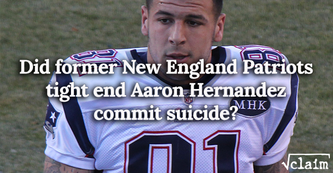 Aaron Hernandez death officially ruled suicide