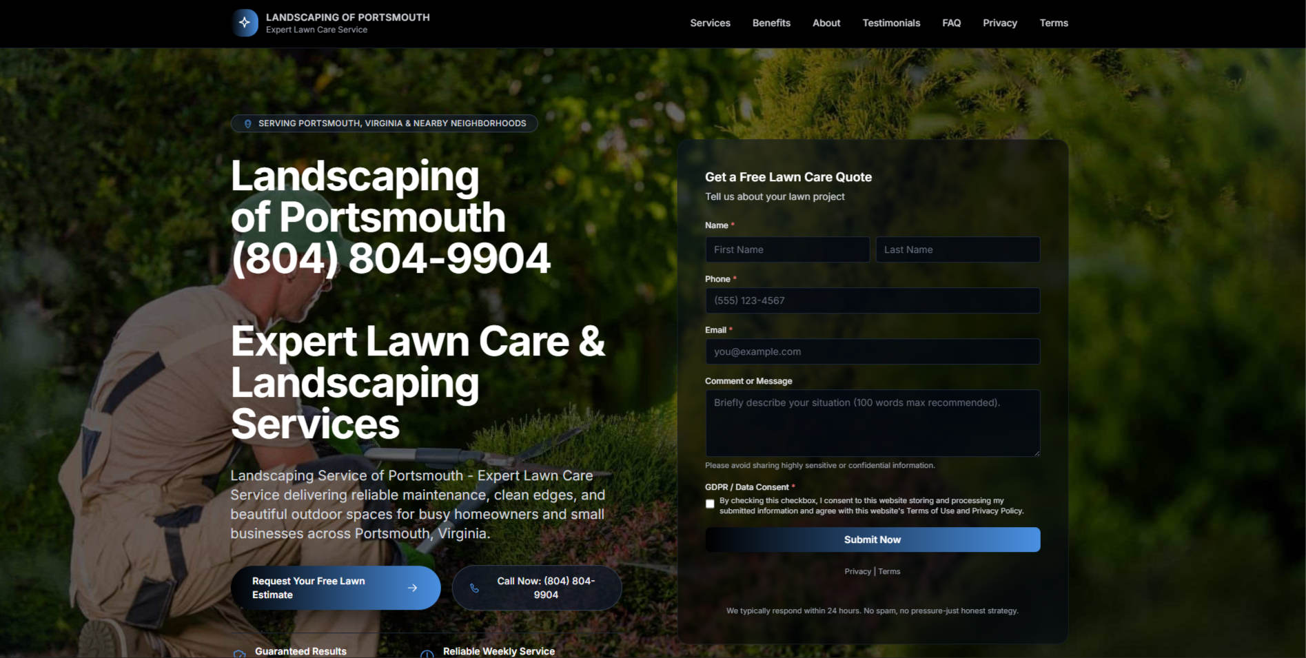Landscaping of Portsmouth