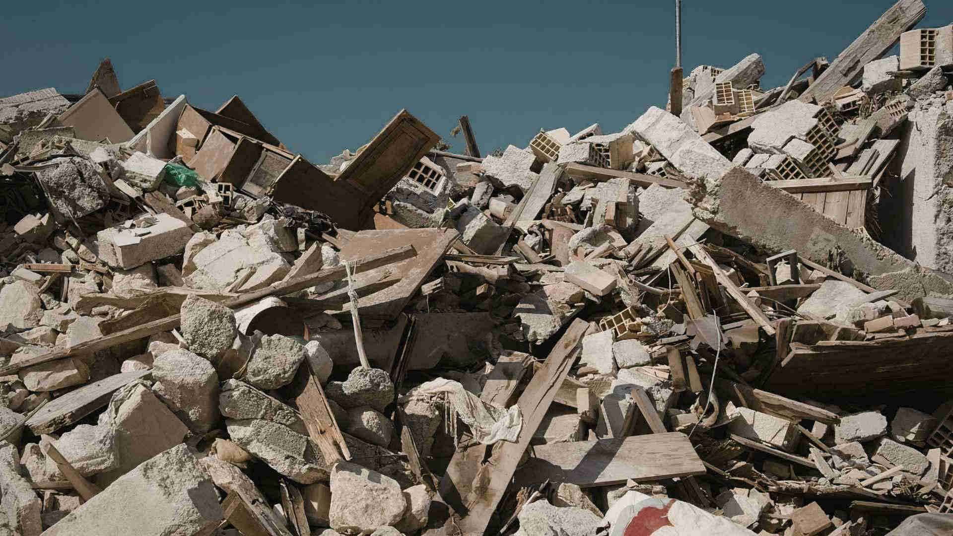 Construction debris removal