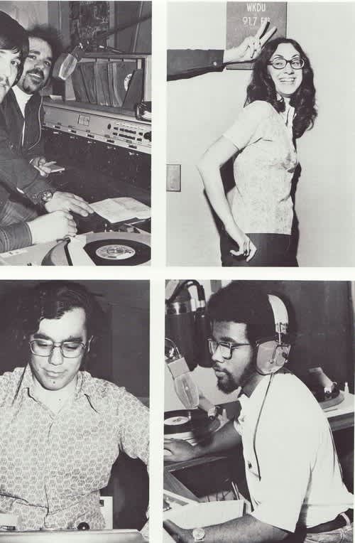 WKDU members in The Lexerd, 1974