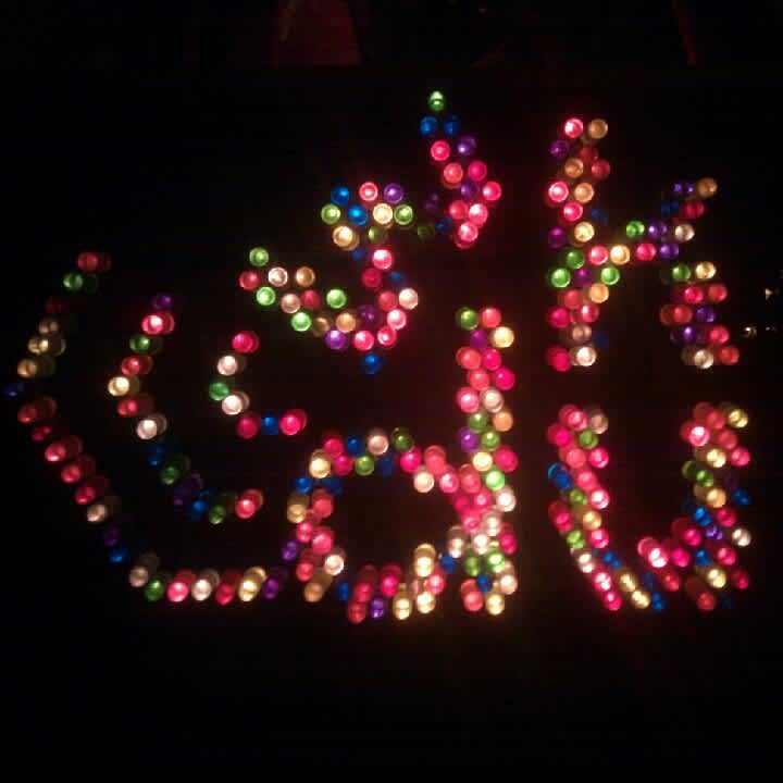 WKDU logo in Lite-Brite form, 2010s. Credits: Ava Cooley