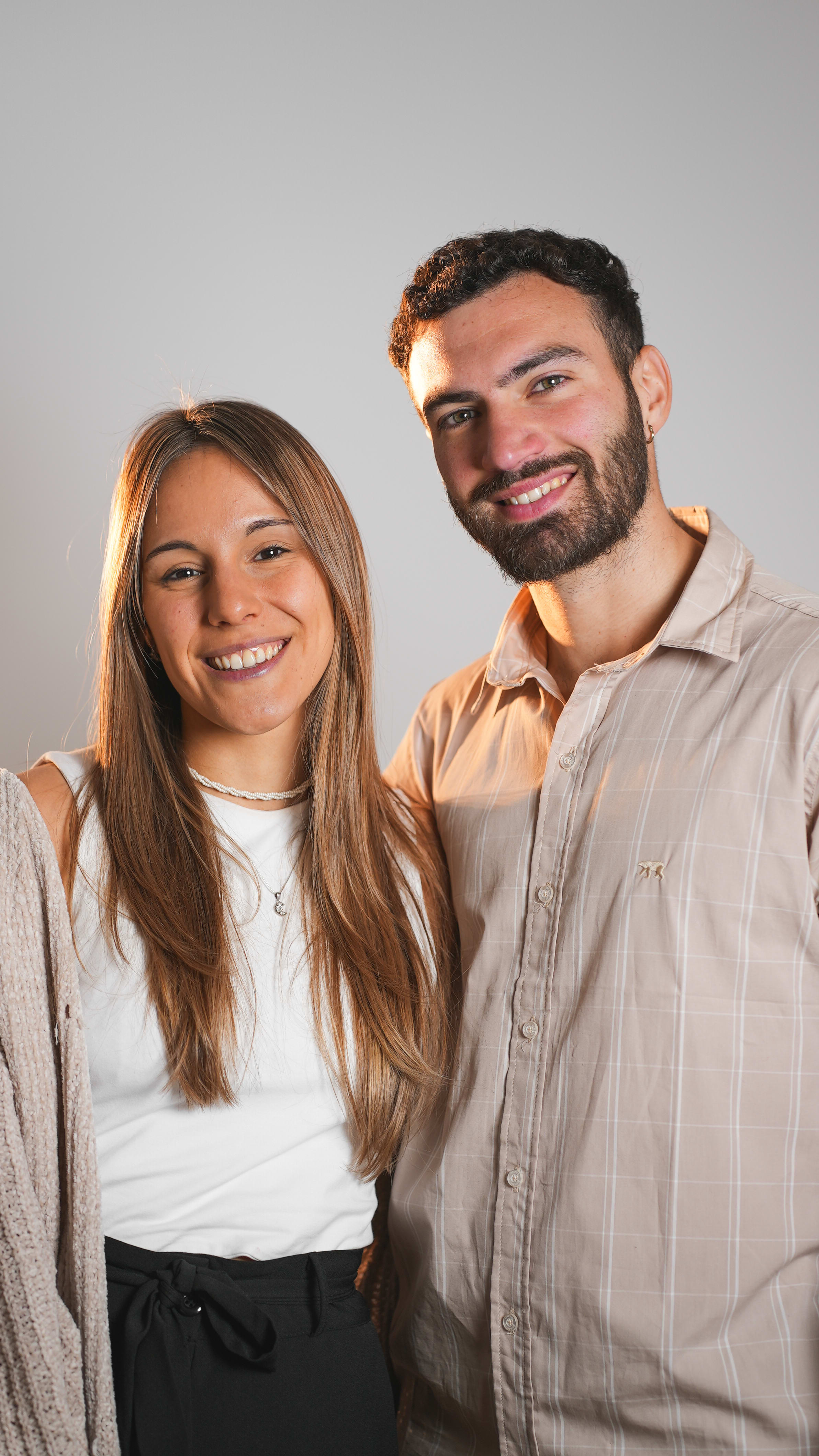 Valentina y Roberto, nutricionistas de BienestarFem
