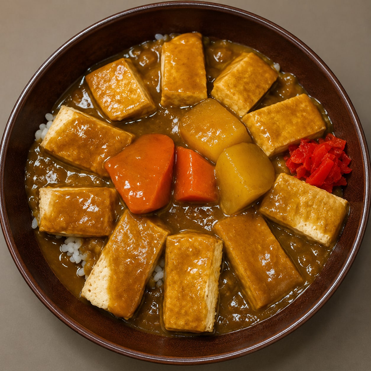 Curry Tofu Don
