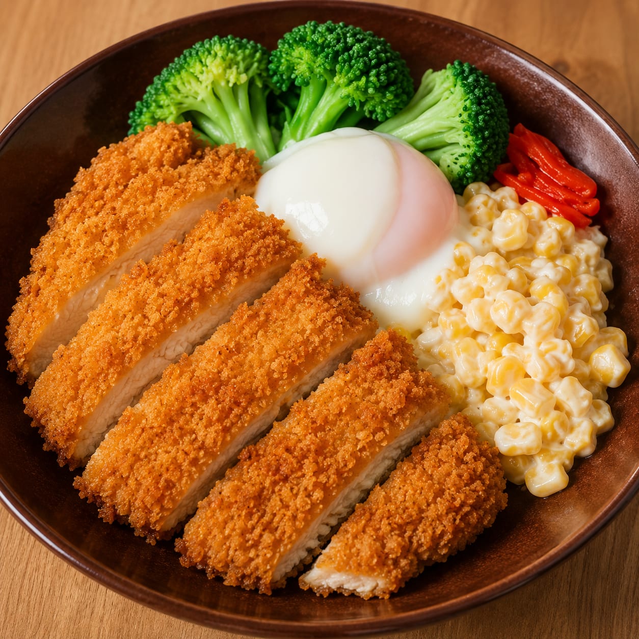 Katsu don pork ηͺζ
