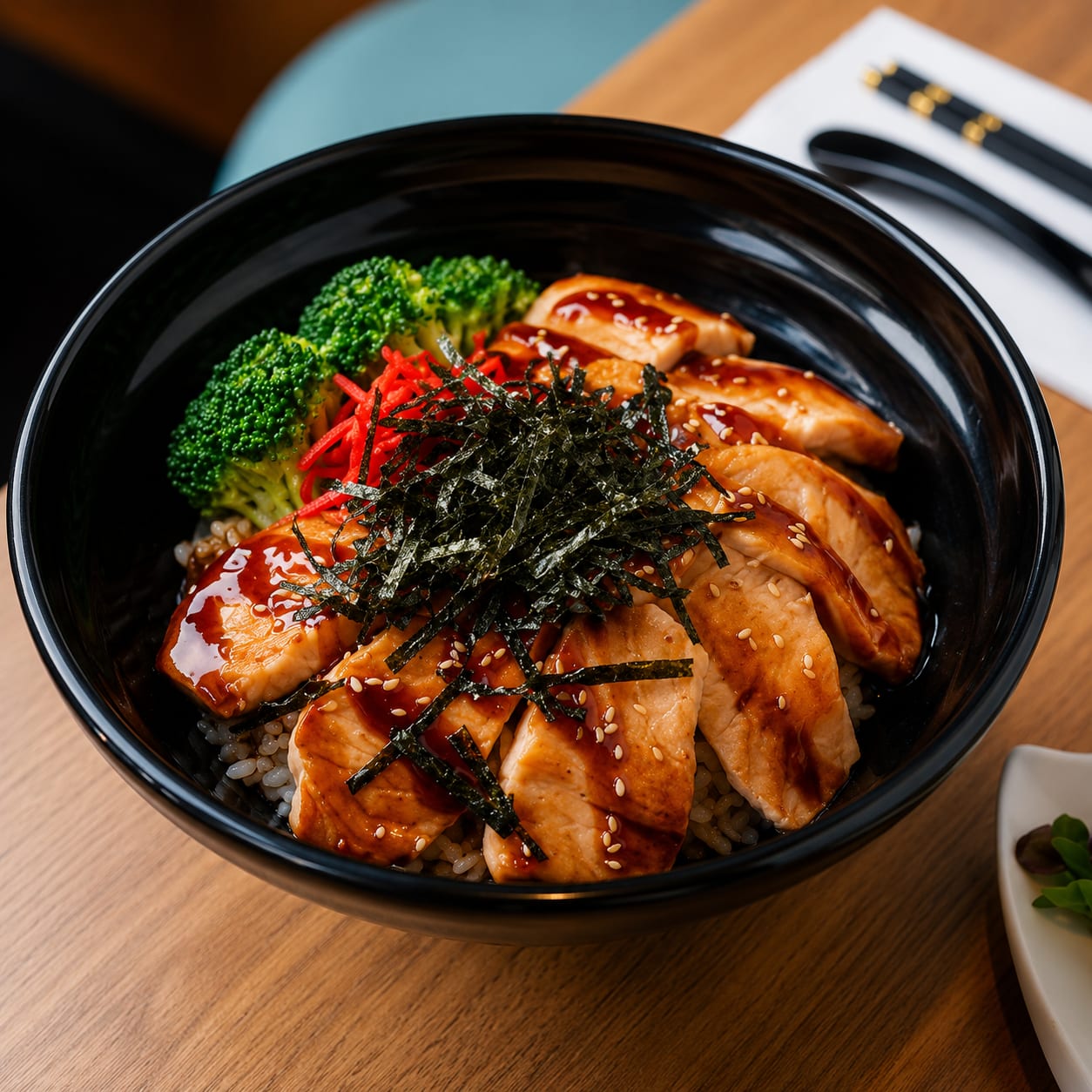 Teriyaki Salmon Don