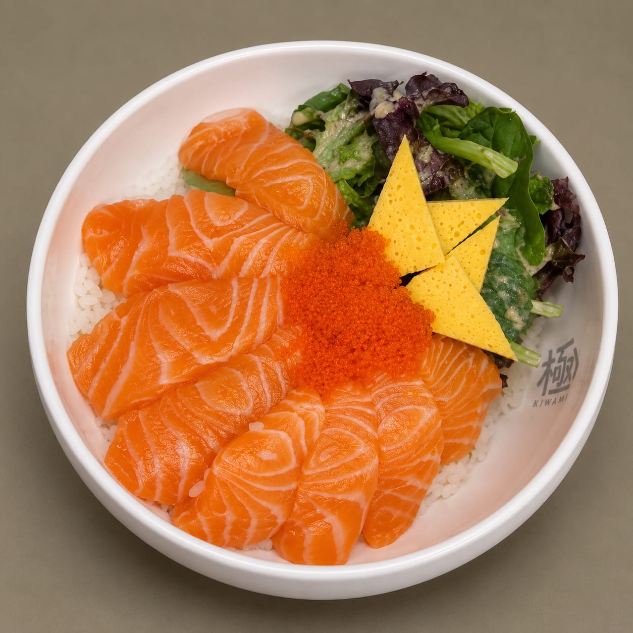 Salmon Sashimi Don