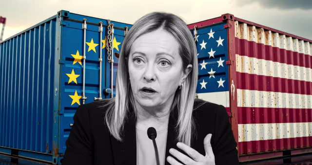 Meloni: "Italy does not choose between the US and the EU, it chooses national interest"