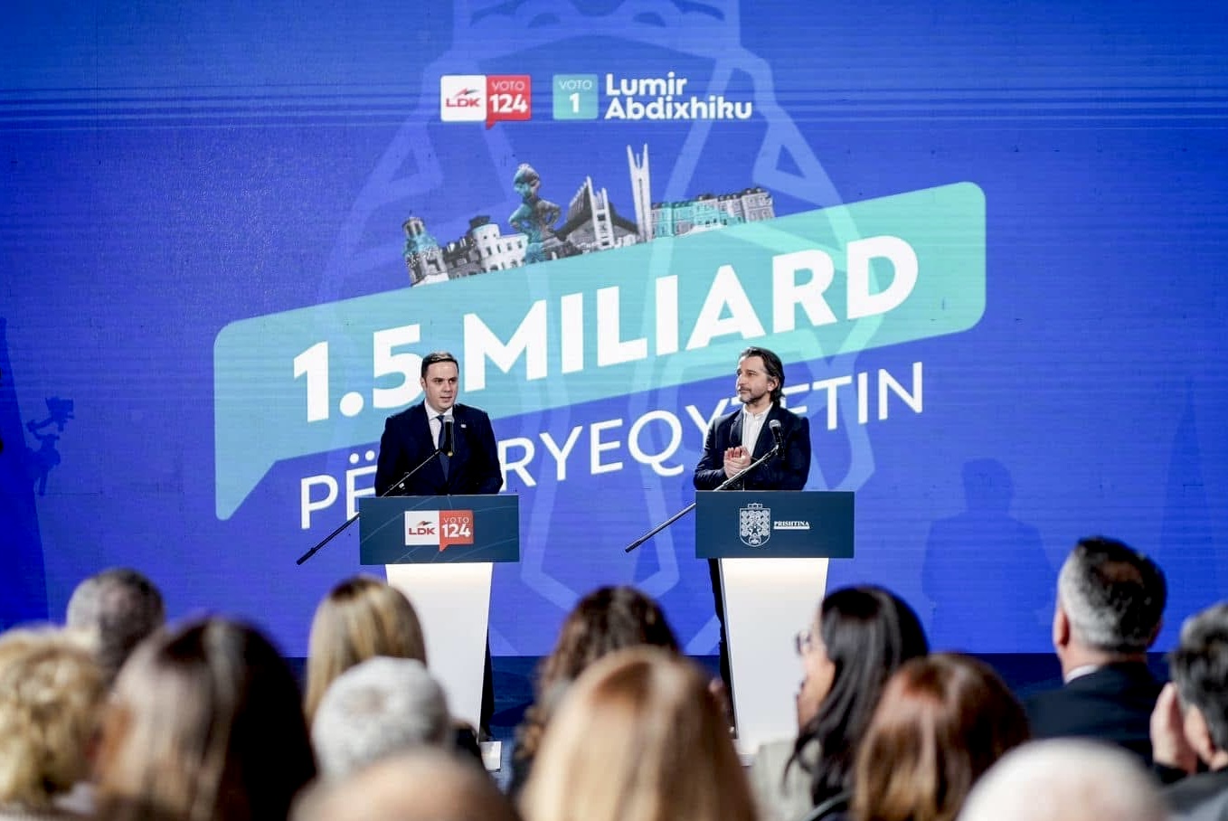 Abdixhiku shpalos planet për Prishtinën: “1.5 miliardë euro për kryeqytetin!”