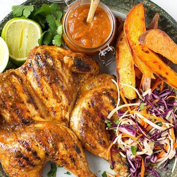 Pulë Piri-Piri me Sallatë të Freskët