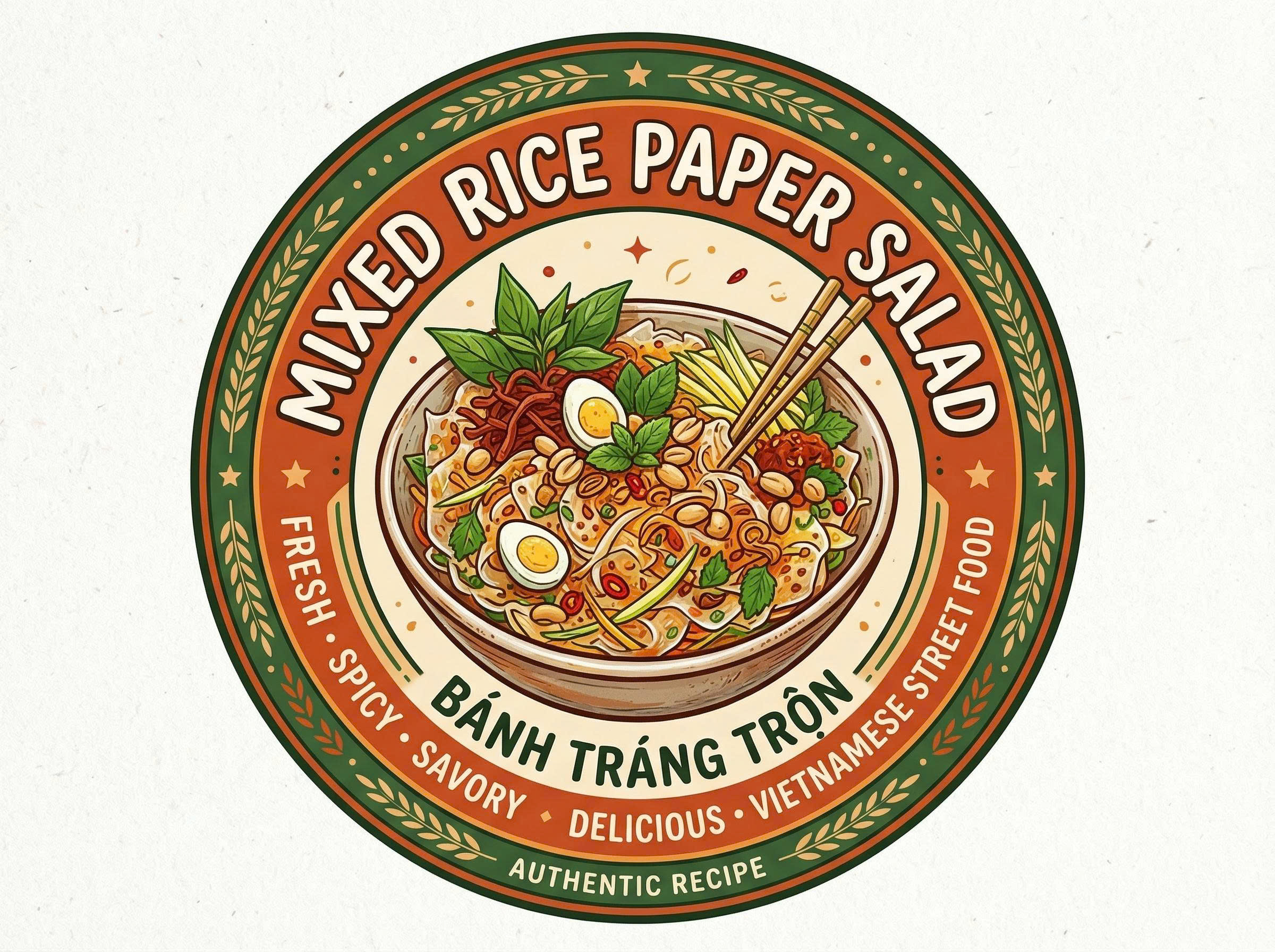 Hàng quán bánh tráng trộn Cần Thơ tấp nập khách