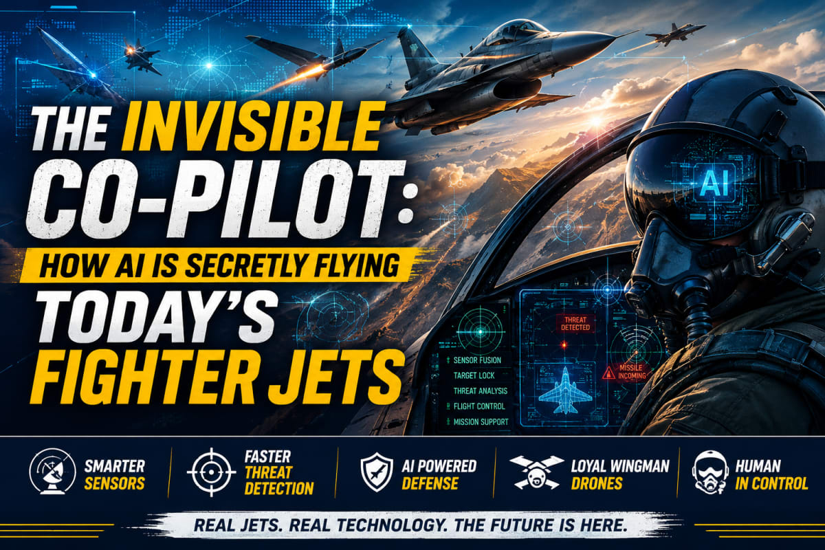 The Invisible Co-Pilot: How AI Is Transforming Modern Fighter Jets and the Future of Air Combat