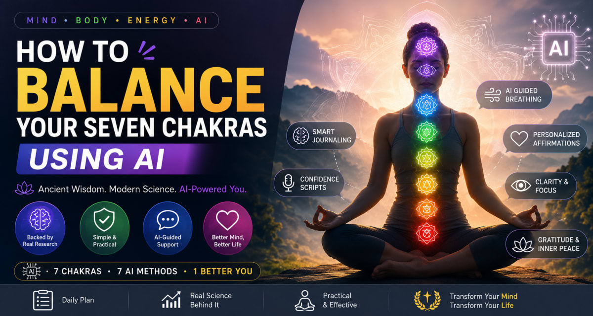 How to Balance Your 7 Chakras Using AI: The Science-Backed Method That Can Transform Your Mind, Mood & Energy