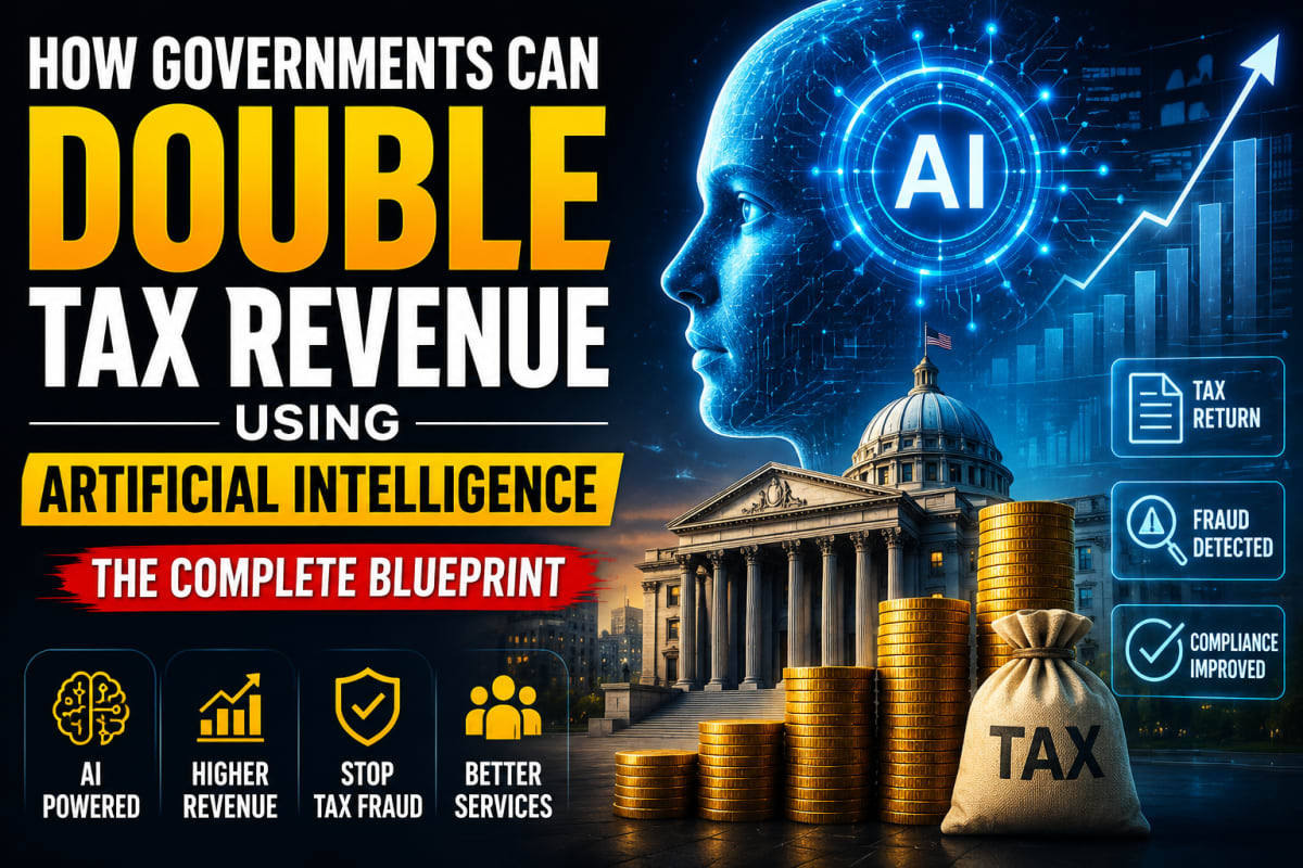 How Governments Can Double Tax Revenue Using Artificial Intelligence: The Complete AI Tax Collection Blueprint