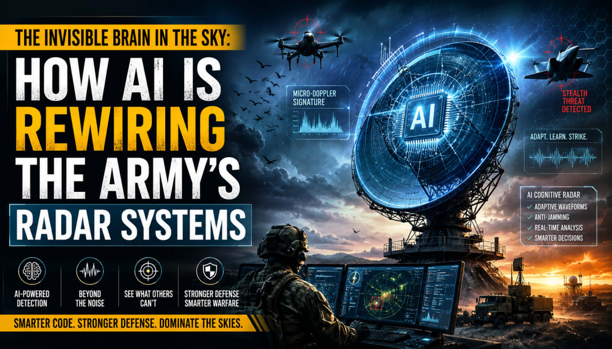 The Invisible Brain in the Sky: How AI is Rewiring Military Radar Systems and Changing Modern Warfare Forever