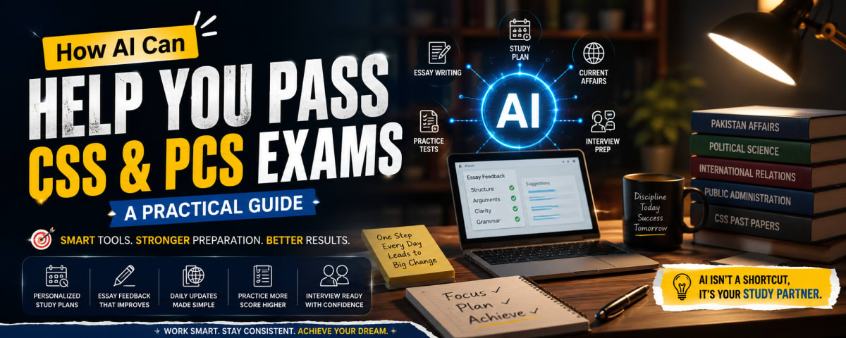 How AI Can Help You Pass CSS & PCS Exams: 5 Smart Strategies Top Aspirants Are Using in 2026