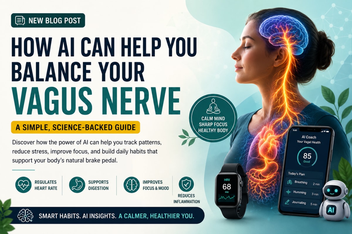 How AI Can Help You Balance Your Vagus Nerve Naturally: The Science-Backed Guide to Better Stress, Sleep & Brain Health
