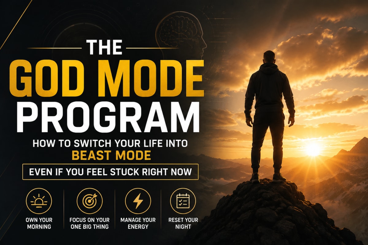 The God Mode Program: 4 Powerful Habits to Switch Your Life Into Beast Mode (Even If You Feel Stuck)