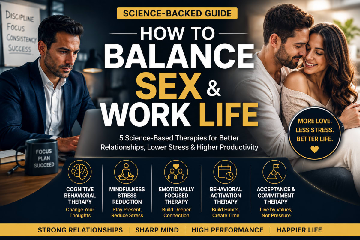 How to Balance Sex and Work Life: 5 Science-Based Therapies for a Healthier, Happier Life