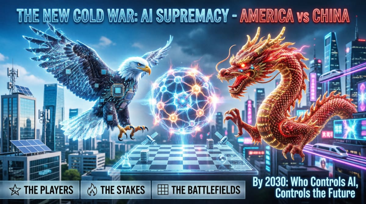 The New Cold War: America vs China in the Global AI Race