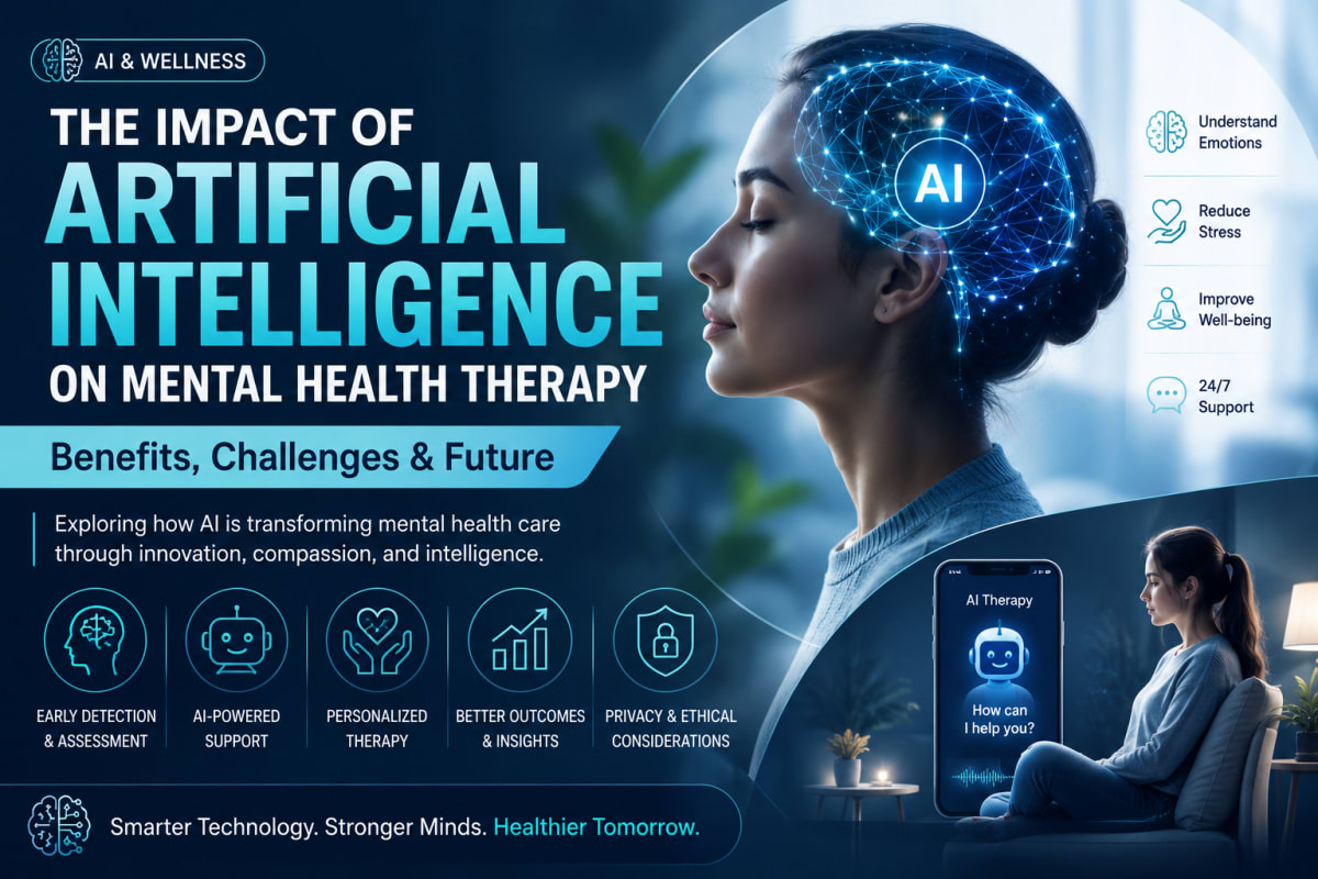 The Impact of Artificial Intelligence on Mental Health Therapy: Benefits, Challenges & Future