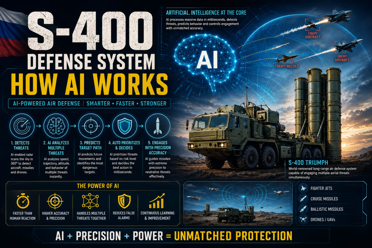 AI in the S-400 Defense System: The Technology Behind Modern Air Defense