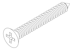 Зображення Гвинт 4,8x38 мм DIN 7982 87222509