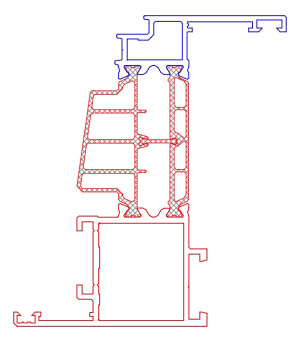 Зображення Стулка віконна 53,5 мм (SI) [K718702]