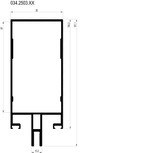 Zdjęcie SUSPENSION PROFILE 121.15 мм [034.2503]