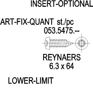 Зображення TORX Гвинт нержавійка 6.3x64 [053.5475]