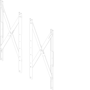 Zdjęcie "PARALLEL OPENING FRICTION STAYS INLINE 470 мм 18.5""""" [060.8115]